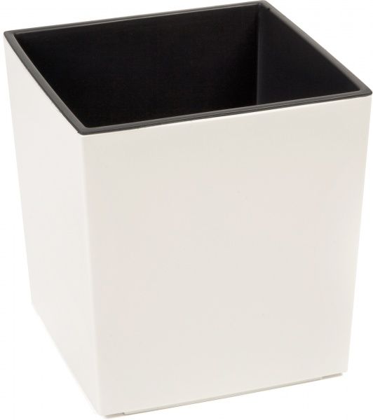 Горшок для цветов Lamela Юка 400 квадратный 41,2л белый 