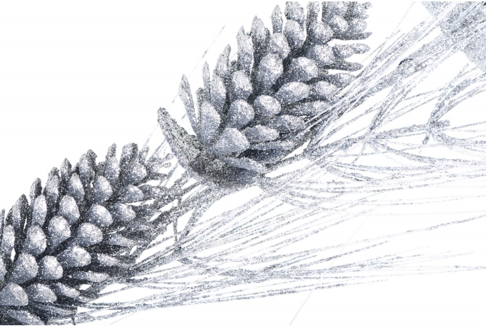 Декорація гілка із шишками і вусиками колір в асортименті 74 см EPI-EYK8-1347A