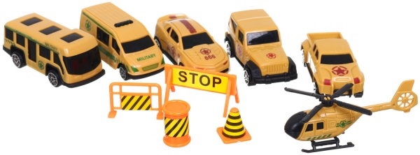 Ігровий набір Shantou армія вантажівка-кейс 42x9x13 см зелений 666-05K