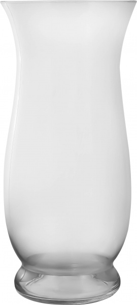 Ваза стеклянная прозрачная Geranium 50х23 см Crystal