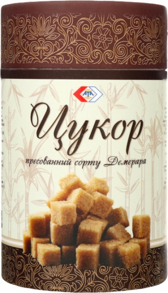 Сахар АТА тростниковый рафинад тубус (4820016851030) 250 г