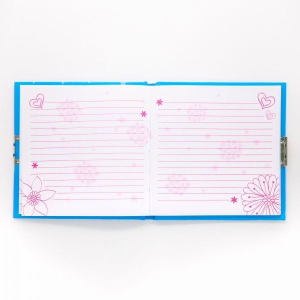 Блокнот дитячий на замочку Єдиноріг 135x135 мм 56 арк. Malevaro