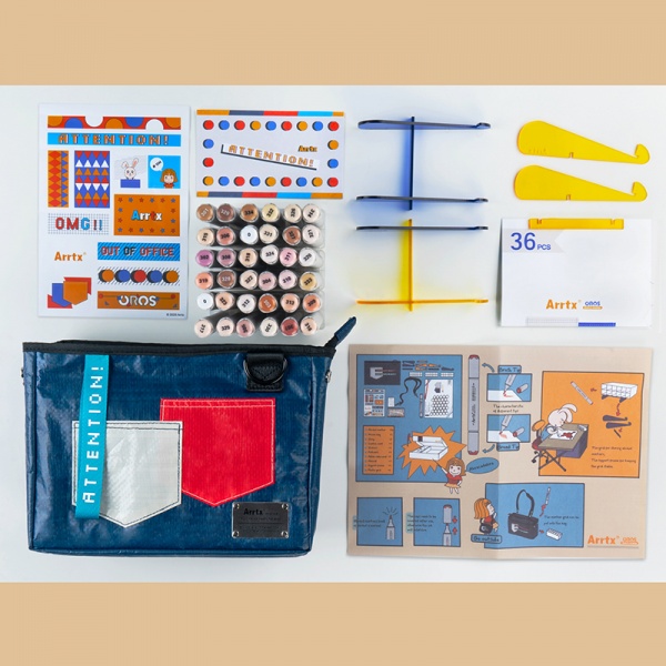 Набор маркеров Arrtx Oros ASM-03SK 36 цветов, оттенки кожи LC302390 