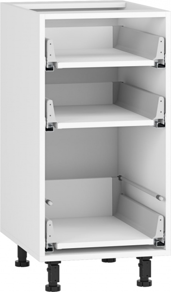 Тумба нижня Грейд з 3 тандембоксами ТОП 400x820x522 мм білий 