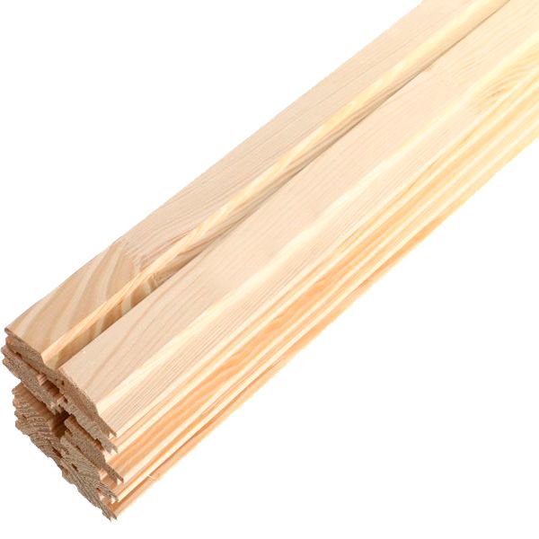 Вагонка сосновая срощенная 3000x45x12.5 мм 10 шт