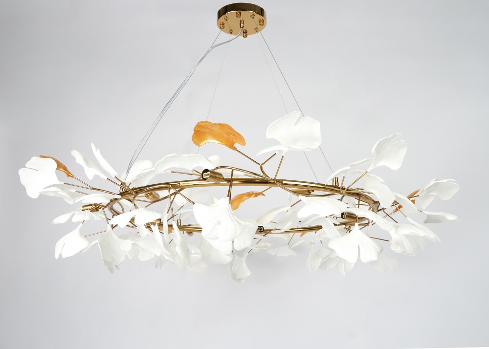 Люстра підвісна Berger 8x40 Вт G9 золото 7028-PL-8 Gold