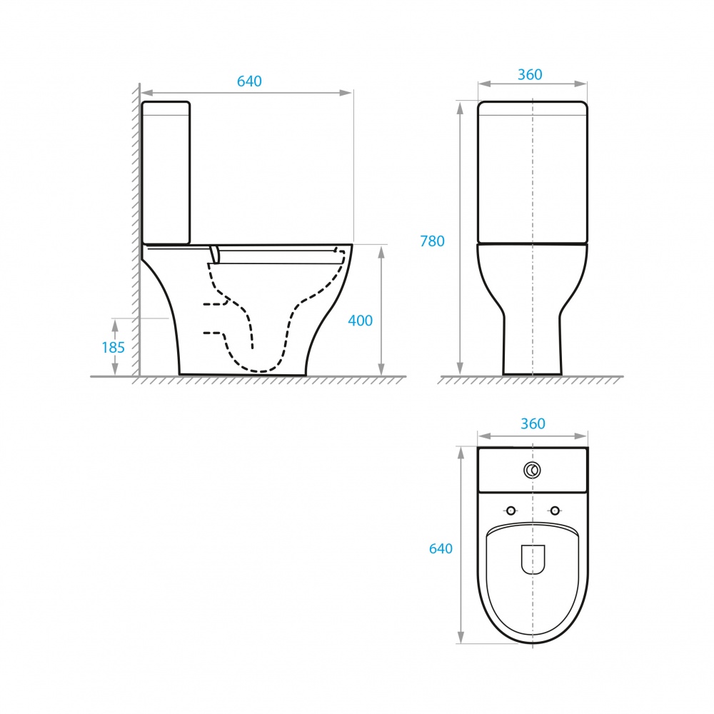 Унитаз-компакт Koller Pool Orion Pro Rimless