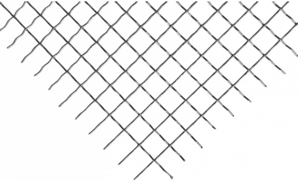 Сетка канилированная 25x25x3 мм оцинкованая (2x1 м)