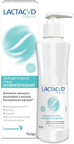 Гель для интимной гигиены Lactacyd Антибактериальный 250 мл