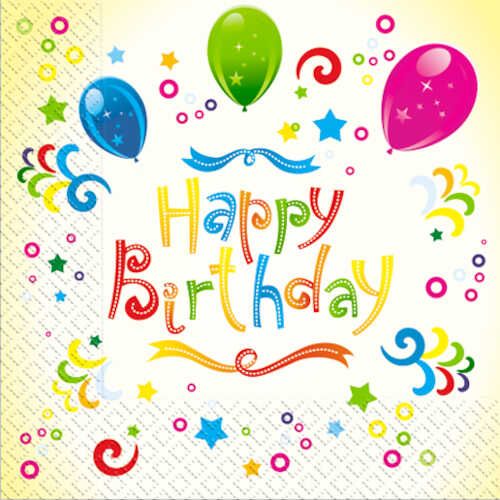 Серветки столові Tissueclub святкові 33х33 см кольорові 20 шт.