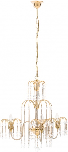 Люстра підвісна Arredoluce кришталь Swarovski 3xE14 золото 02.406.3 