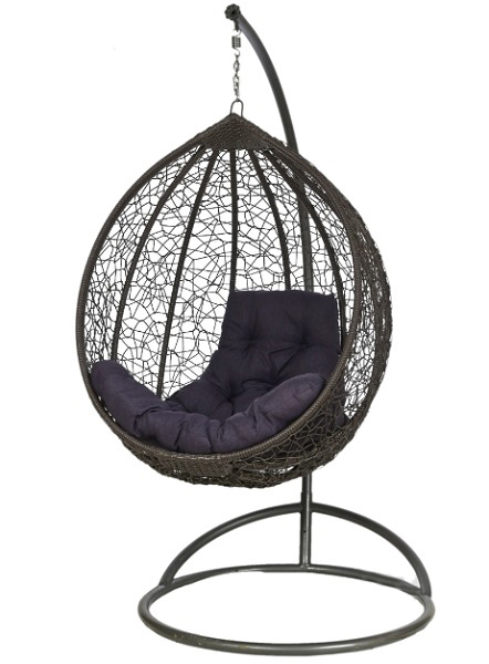 Кресло-кокон Rattwood Smart черный 3122