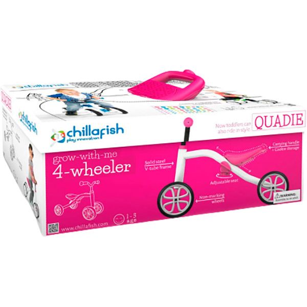 Беговел Chillafish Quadie розовый CPQD01PIN
