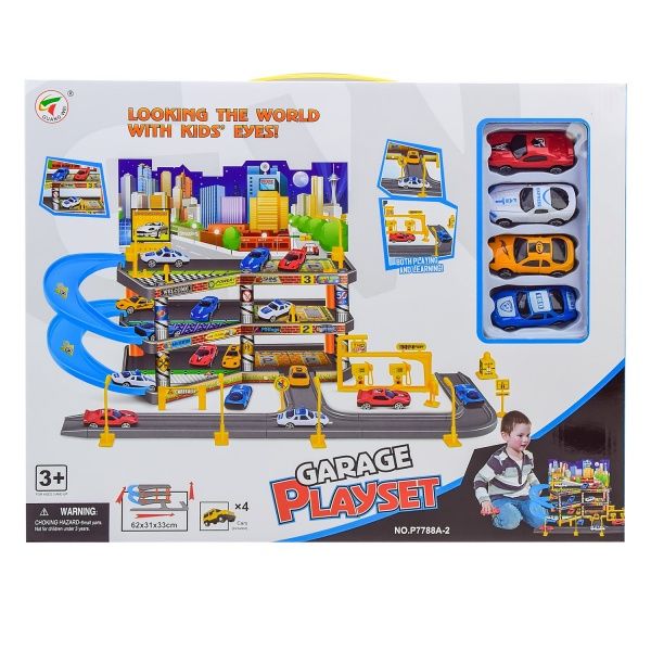 Игровой набор Паркинг, 2 машинки P7688A-2