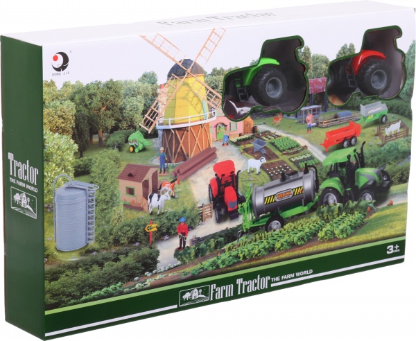 Ігровий набір Shantou х48 шт. ферма 60х37 см зелений JY301562