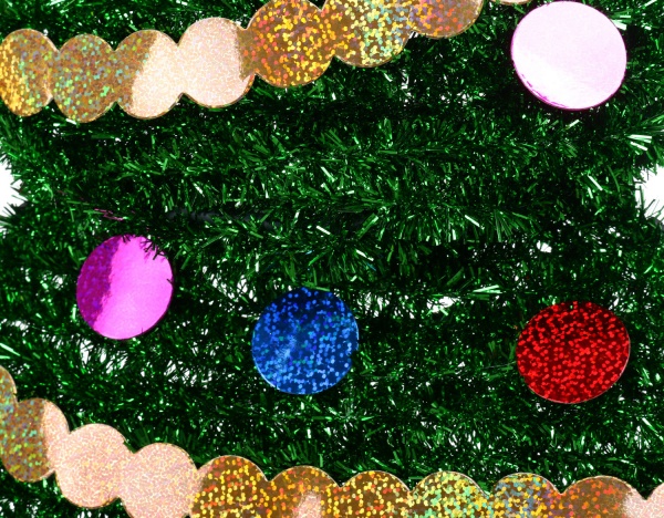 Искусственная елкав форме елки 405х63х610 мм разноцветный 