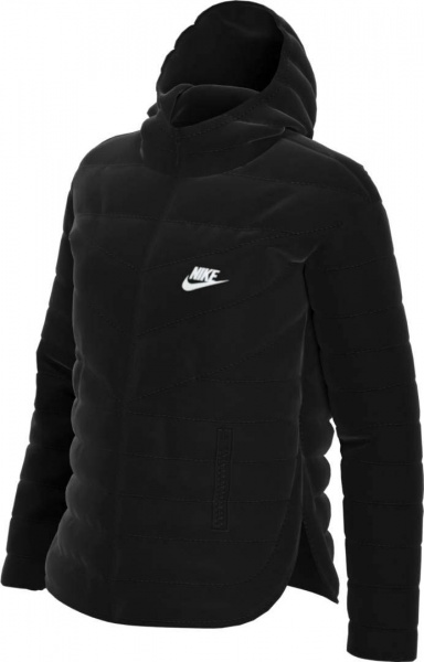 Куртка Nike W NSW TF RPL WINDRUNNER HD JKT DH4073-010 р.L черный