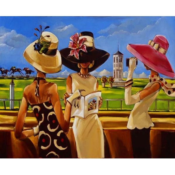 Картина стразами Леді 30x40 см 954067 Santi 