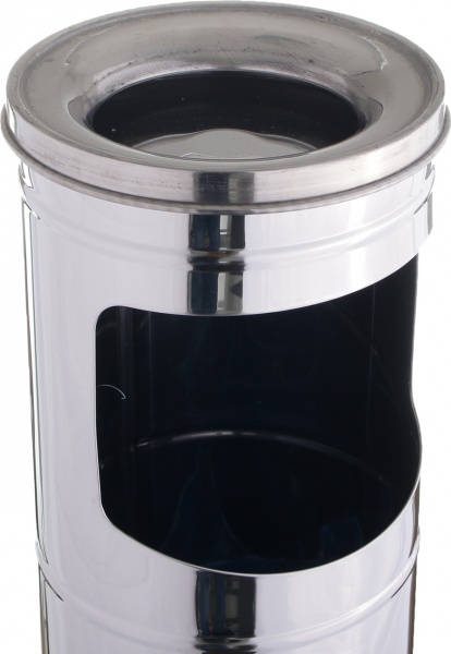 Урна-попільниця EFOR Metal нержавіюча сталь 64174