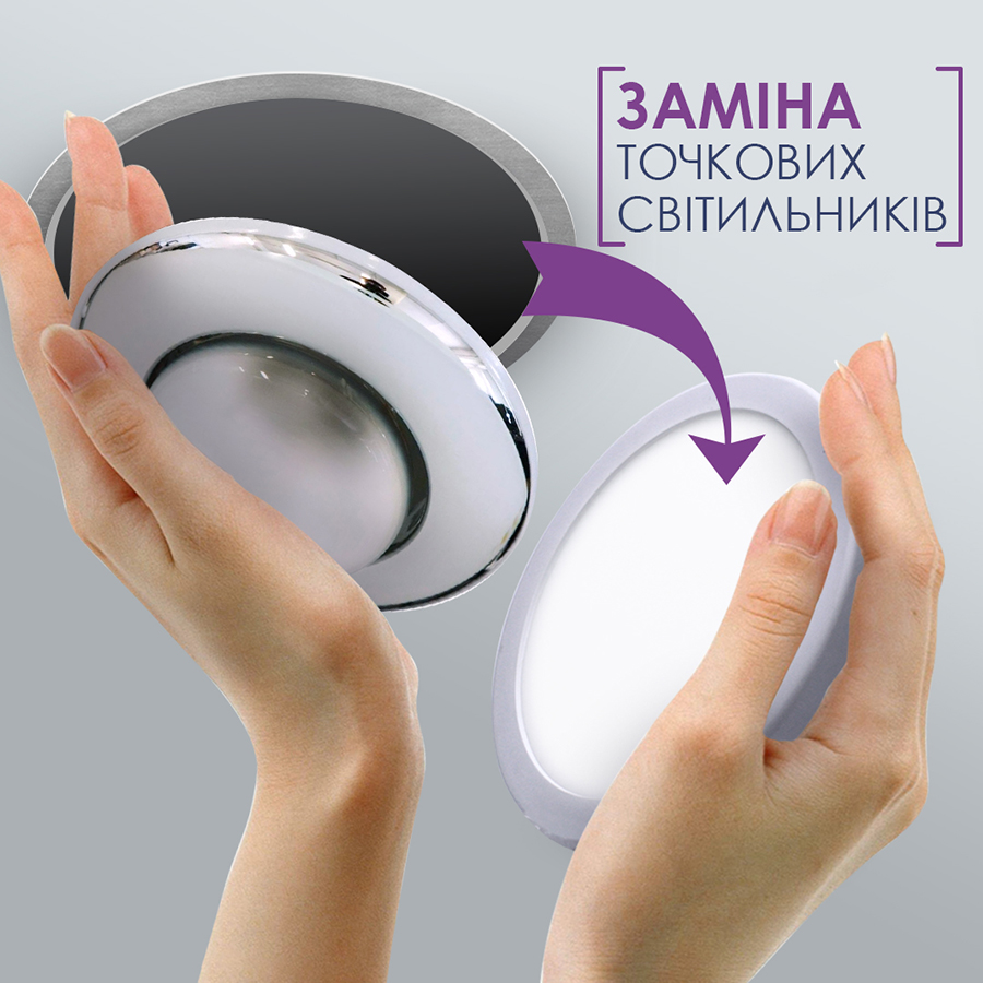 Светильник встраиваемый (Downlight) ELM Disk 6 Вт 4000 К белый 26-0084