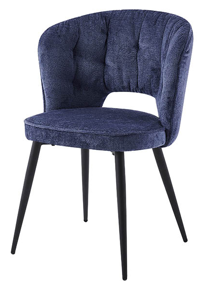 Стілець Альдо 590х590х820 мм синій / чорний