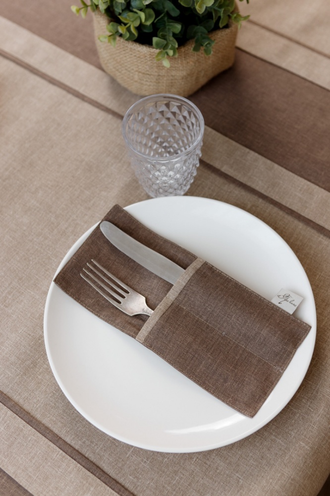 Чохол для приборів Прованс Кориця Коричневий 10x24 см