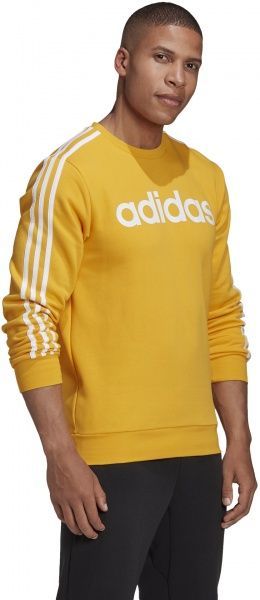 Джемпер Adidas E 3S CREW FL GD5387 р. XL жовтий