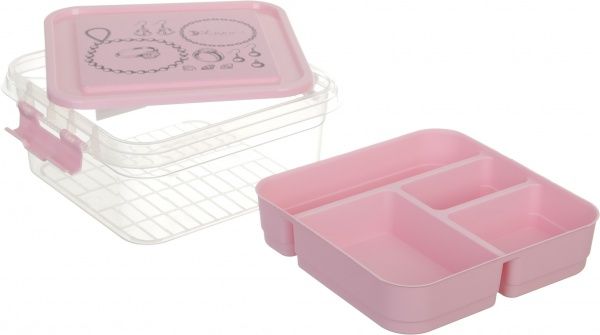 Органайзер Fashion для біжутерії 25*26*11 см рожевий