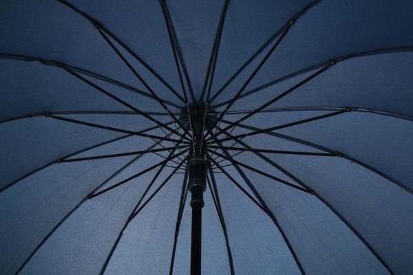 Зонт Классическая трость, автомат синий 