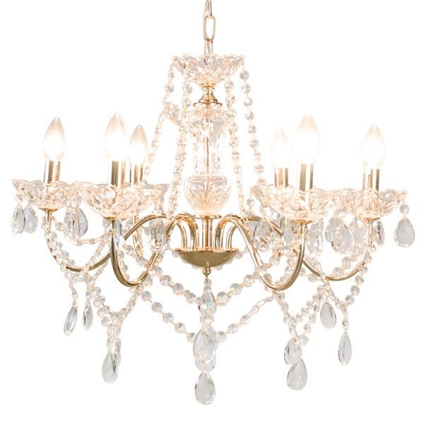 Люстра подвесная Victoria Lighting Nomi/SP6 6xE14 золотой 