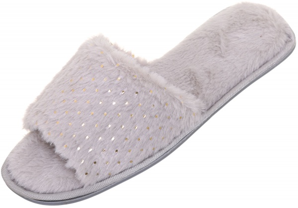 Взуття домашнє La Nuit Шайні р. 36/37 сірий 