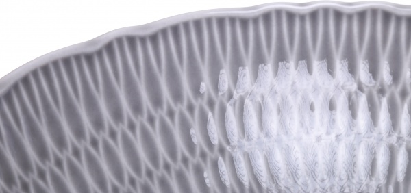 Салатник Sofia 26 см фарфоровый серый Cmielow