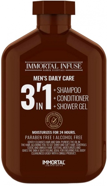 Шампунь 3 в 1 Immortal Infuse Men’s Daily Care 500 мл