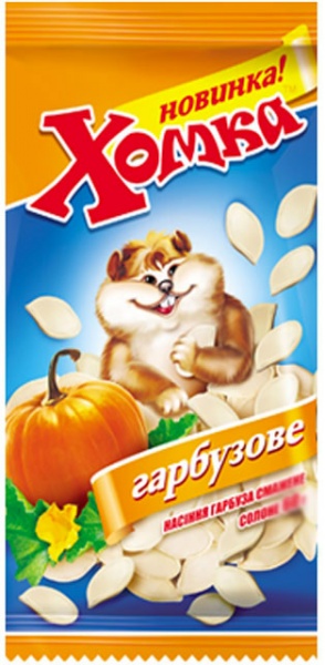 Семена тыквы Хомка жареные соленые 40г