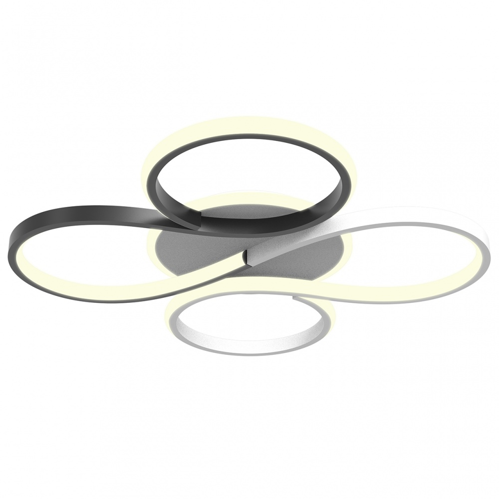 Люстра светодиодная NEW ARTIER DESHAN 2700-6500К 84 Вт белый/черный