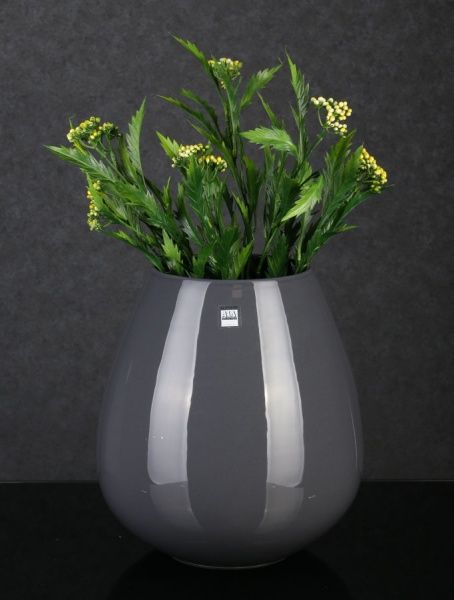 Ваза керамическая антрацит Ease XL 32х28 см