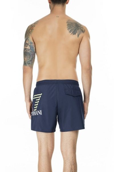Шорты EA7 Mens woven boxer 902000-0P739-06935 р. 50 синий