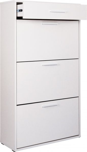 Тумба для обуви Nowy Styl GALA 4Ш 280x700x1284 мм / белый 