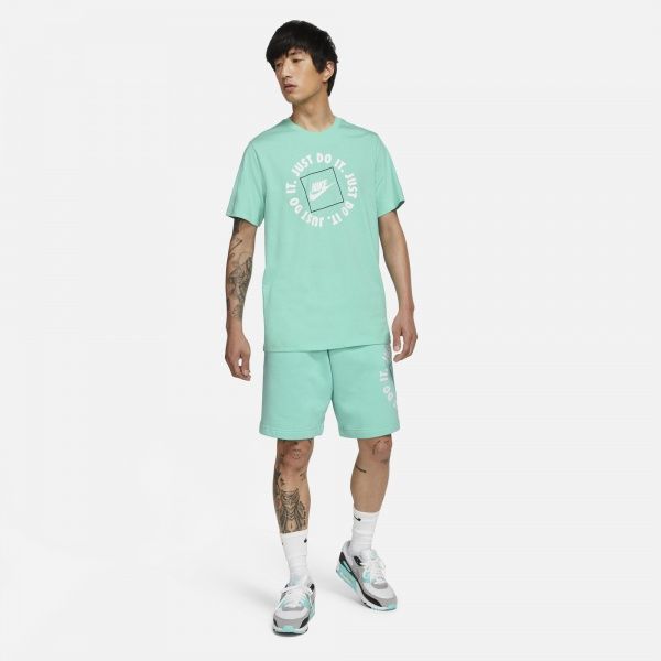 Футболка Nike M NSW TEE JDI HBR 1 DA0238-307 р. 2XL бірюзовий
