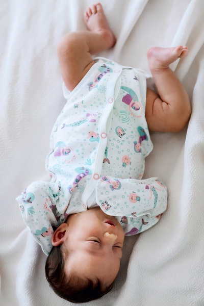 Боди детское для девочки ТМ Софія Mermaids р.56 молочный 321156 