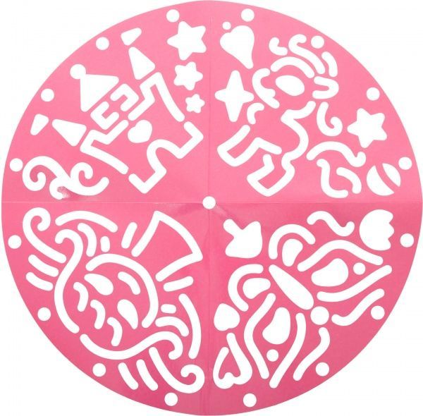 Трафарет Рисуем на асфальте для девочек  55 мм Ranok-Creative