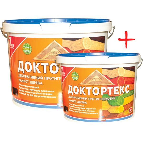 Комплект Ирком Доктортекс палисандр 10 л + 3 л