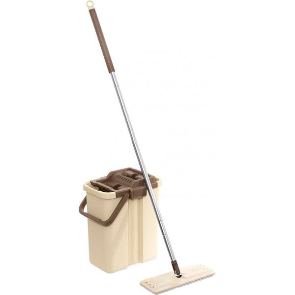 Комплект швабра и ведро с автоматическим отжимом для пола Fiora® SuperClean 2 в 1 32 см 