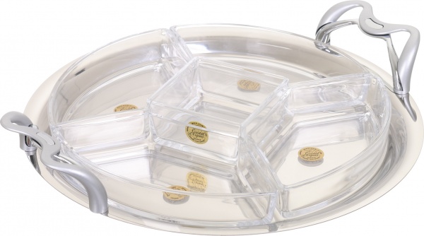 Блюдо сервірувальне 30 см декор золото TU2/30ALEX-10 Eme 