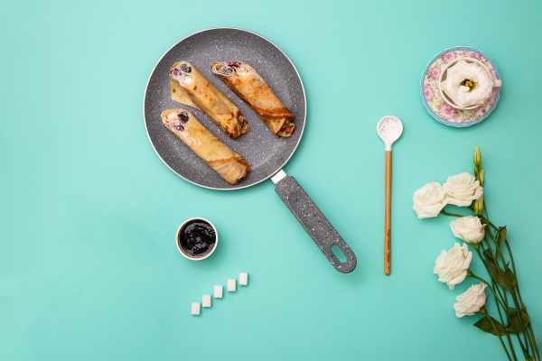 Сковорода для блинов WD-1063А серая