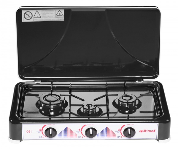 Плита газовая настольная ІТІМАТ I-16 Black 