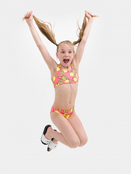 Купальник 4F BIKINI SET F020 4FJRSS23UBKSF020-90A р.146-152 різнокольоровий