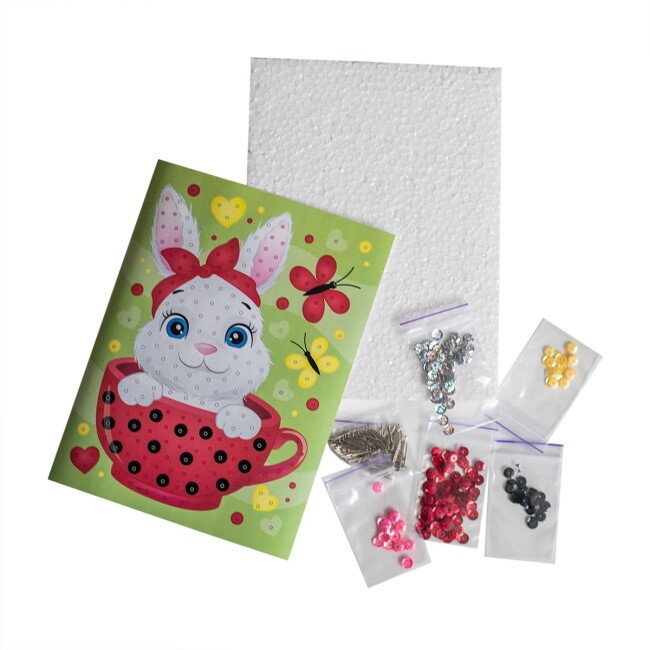 Набір Ранок Картина з паєток Зайченя 477205