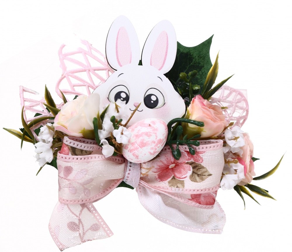 Украшение пасхальное в корзину Бутоньерка 15х15 с