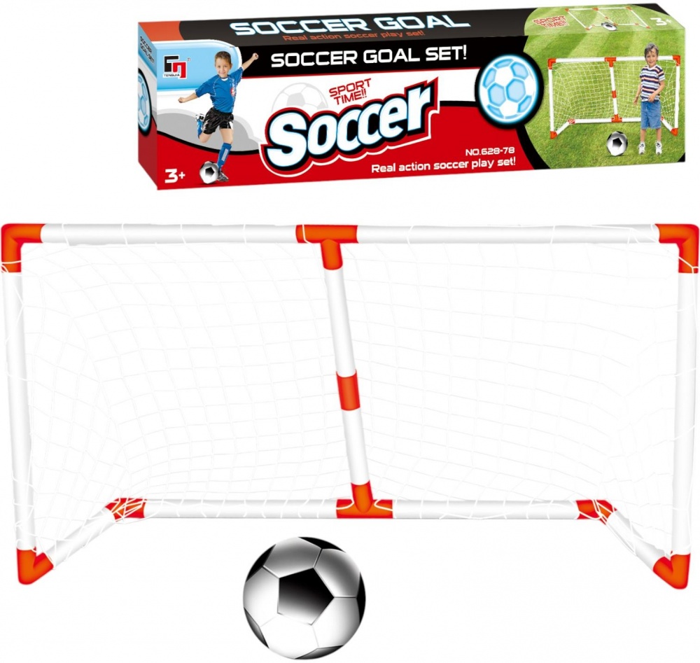 Игровой набор KingSport футбольные ворота с мячом и насосом 628-78